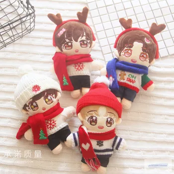 20 см кукольная одежда Прекрасный свитер Рождественский обруч для волос шляпа куклы аксессуары для нашего поколения Корея Kpop EXO idol Куклы подарок DIY