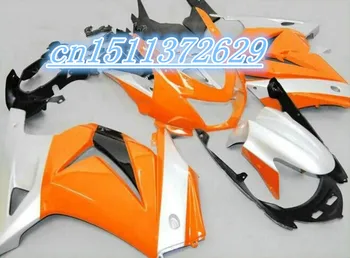 Обтекатель Bo для Kawasaki EX-250R EX250R EX 250R 2008-2012 08-12 2008 2009 2010 2011 2012 для оранжевого серебристо-черного
