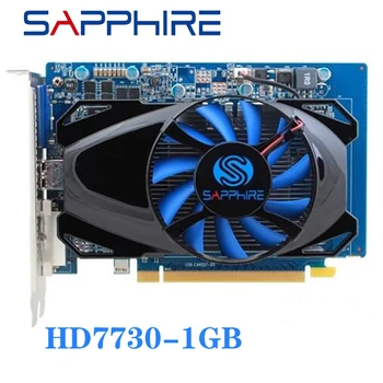 Используется SAPPHIRE HD7730 1 ГБ Для Видеокарты AMD GPU Radeon HD 7730 GDDR5 128-битные Видеокарты ПК Компьютерная Игра Для Видеокарт HDMI