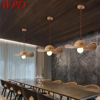 Подвесной светильник WPD Nordic Hat, светодиодная современная креативная простая люстра для домашнего декора столовой бара