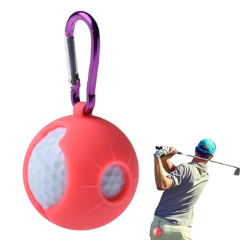 Силиконовый держатель мяча для гольфа Силиконовые втулки для гольфа Защитный чехол для одного мяча для гольфа Силиконовый чехол для мяча для гольфа С