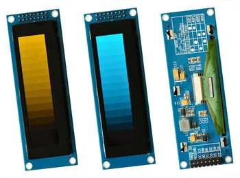 IPS 2,8-дюймовый 16-контактный SPI Синий/желтый Модуль OLED-дисплея PM SSD1322 Драйвер IC 256 * 64 Параллельный интерфейс