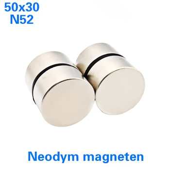 Магнит N52 50x30 мм мм Мощный постоянный круглый неодимовый магнит Сильный магнитный Редкоземельный металл NdFeB галлий или 40x20 мм