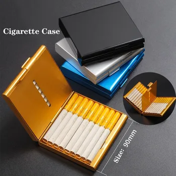 Креативный карманный портсигар для фолио, коробка для курения, чехол для пачки сигарет, табака, 20 палочек, аксессуары для курения