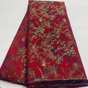 Классическая жаккардовая ткань с рельефом в стиле ретро, окрашенная пряжей, модная юбка для платья чонсам с выпуклой текстурой, текстурная ткань