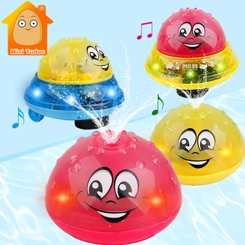 Игрушки для ванной, вращающийся водяной светильник с душем, детские игрушки для детей, вечеринка для купания, Игрушки для ванной со светодиодной подсветкой