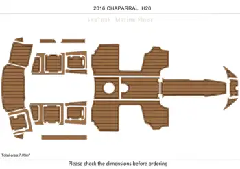 2016 CHAPARRAL H20 Кокпит Плавательная платформа1/4 