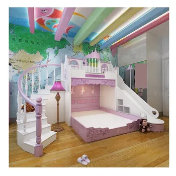 детская кровать Princess Castle Bed Набор мебели princess