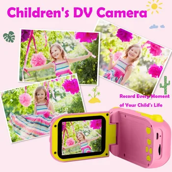 Детская Видеокамера Игрушка 12-Мегапиксельная Детская Цифровая Фотокамера Детская Камера GirlsToy День Рождения Рождественский Подарок для Мальчика Детские Игрушки
