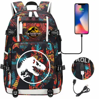 30 цветов, поддерживающие узор, Индивидуальные принты, USB, Классический стиль, Мужской Походный рюкзак, рюкзак для подростков, Школьная сумка для студентов