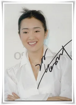 Гун Ли с автографом и подписью ручкой фото 6 дюймов коллекция нового китайского актера бесплатная доставка 09.2016 02