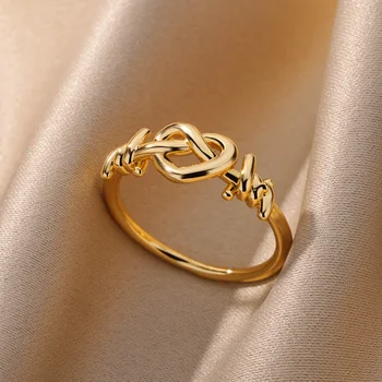 Кольца с сердечками Twist для женщин, новинка в дизайне, кольцо из нержавеющей стали, винтажные свадебные украшения для пары, бесплатная доставка, anillos