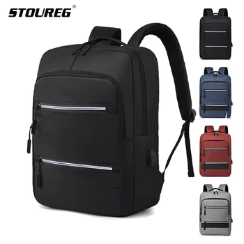 Мужской многофункциональный рюкзак для зарядки через USB, 15,6-дюймовый рюкзак для ноутбука для мужчин, женский деловой рюкзак большой емкости