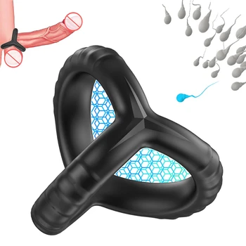 Кольцо для члена Различные Многоразовые кольца для пениса, задерживающие эякуляцию, Кольцо для члена, Сексуальное эрекционное кольцо для взрослых, секс-игрушки для мужчин