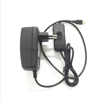 50 шт./лот Micro USB 5V 3A 3000mA AC-DC Адаптер Питания EU US Plug Зарядное Устройство для Планшета Raspberry Pi Zero