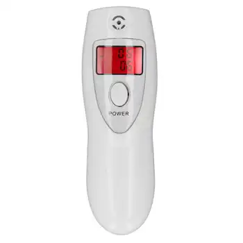 Алкотестер Бесконтактный высокочувствительный точный тестер алкоголя в выдыхаемом воздухе с HD дисплеем для вождения