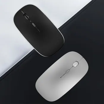 Беспроводная мышь WIWU 2.4G, эргономичная Bluetooth-мышь с USB-приемником для портативных ПК, перезаряжаемые бесшумные мыши, двухрежимная мышь