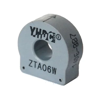 Тестовый ток ZTA06W 1A Вторичная Номинальная мощность датчика 0,9 мА Трансформатор нулевой последовательности