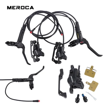 Дисковый Тормоз MEROCA E-bike с Отключением Питания, 2 Поршня Для Скутера, Электрический Складной Дисковый Тормоз Для Велосипеда, Гидравлический Тормоз