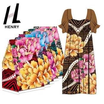 Высококачественная ткань для комфортного женского платья из полиэстера с цветочным принтом в стиле бохо By The Yard