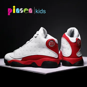 PINSEN 2022 Новая детская баскетбольная обувь, кроссовки для мальчиков, нескользящая повседневная детская обувь для мальчиков, кроссовки для девочек, дышащая спортивная обувь