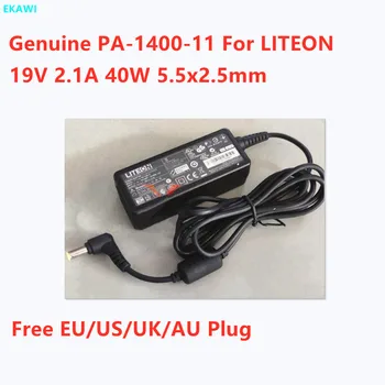 Подлинный LITEON PA-1400-11 19V 2.1A 40 Вт 5,5x2,5 мм Адаптер переменного тока для ноутбука, зарядное устройство для монитора ноутбука