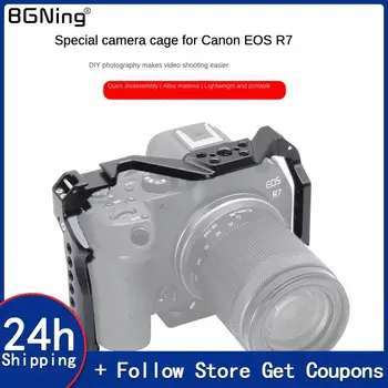 Камера EOS R7 С Полной Обоймой, Стабилизатор, Крепление для Холодного Башмака 1/4 3/8 ARRI для Canon EOS R7, Защитная Рамка Для Видеопленки, Кронштейн Для Штатива