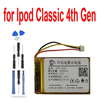 Аккумулятор 1000mAh 616-0206 616-0183 Для Apple Ipod Classic 4-го поколения / Фото U2 A1059 20-40GB Аккумуляторная Батарея AKKU