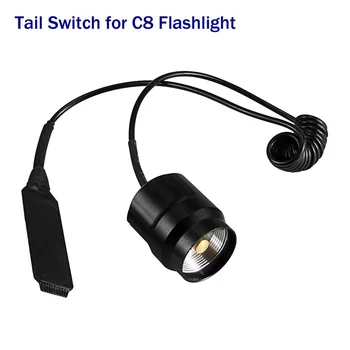 Реле давления с Дистанционным Управлением для Фонаря C8 Tailcap Tactical Switch для Фонаря C8 LED Flashligth Tail Switch