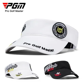 Мужские солнцезащитные кепки PGM, кепка без головы, Дышащая быстросохнущая теннисная кепка, солнцезащитный козырек, модные кепки для гольфа с вышивкой, MZ044
