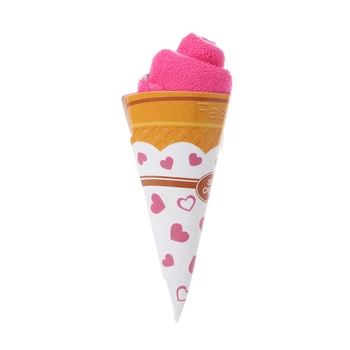 Переносное полотенце для мороженого в форме чашки, двухцветный мягкий подарок милым детям