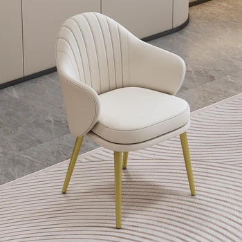 Противоскользящее скандинавское кресло для гостиной, Роскошные стулья для ног, Современная Расслабляющая мебель для чтения середины века Unqine Cadeira