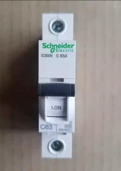 1 ШТ Новый автоматический выключатель Schneider IC65N 1P C63A A9F18163
