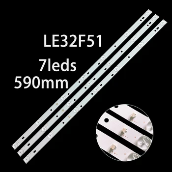 590 мм светодиодная лента подсветки 7 ламп для CC02320D591V09 3X7 LE32F51 L32F33 3S3205D