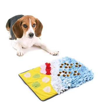 Игрушки для собак Повышают IQ, коврик для сопения, коврик для медленного дозирования, головоломка для домашних животных, игры для дрессировки щенков, интеллектуальная игрушка для кормления едой