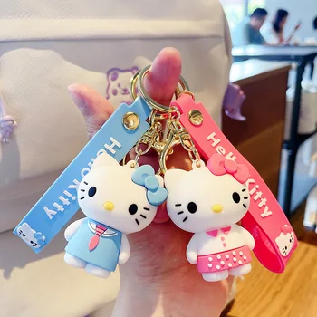 Sanrio милый брелок Hello Kitty мультяшная кукла брелок подвеска рюкзак