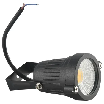 COB 3W 12V Светодиодный светильник для газона, водонепроницаемый светодиодный прожектор, Садовый светильник, наружный прожектор (без столбов теплых цветов)