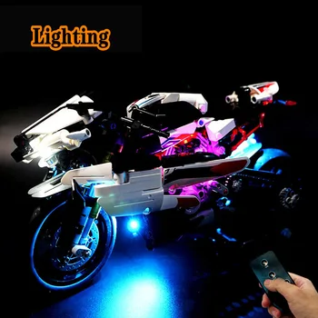 Комплект светодиодного освещения RC для 672004 локомотив мотоцикл строительный блок кирпичи (только светильник без модели)